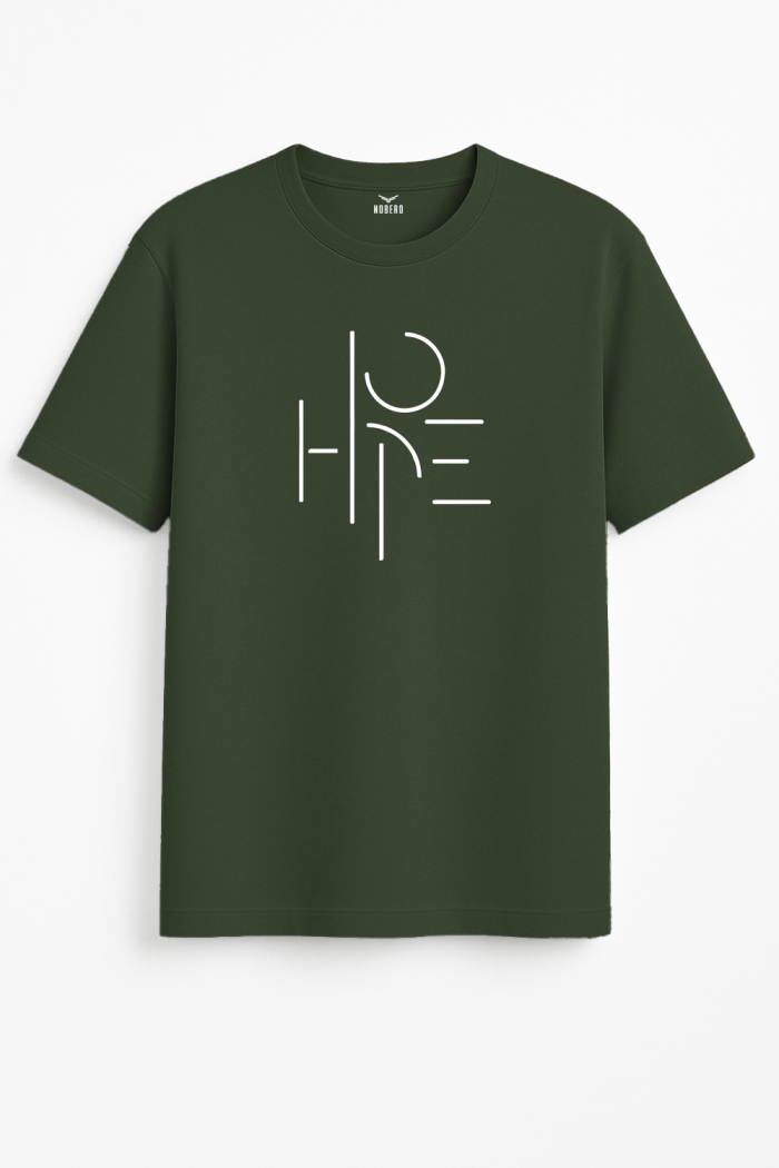 Hope Classic Fit Green T-Shirt