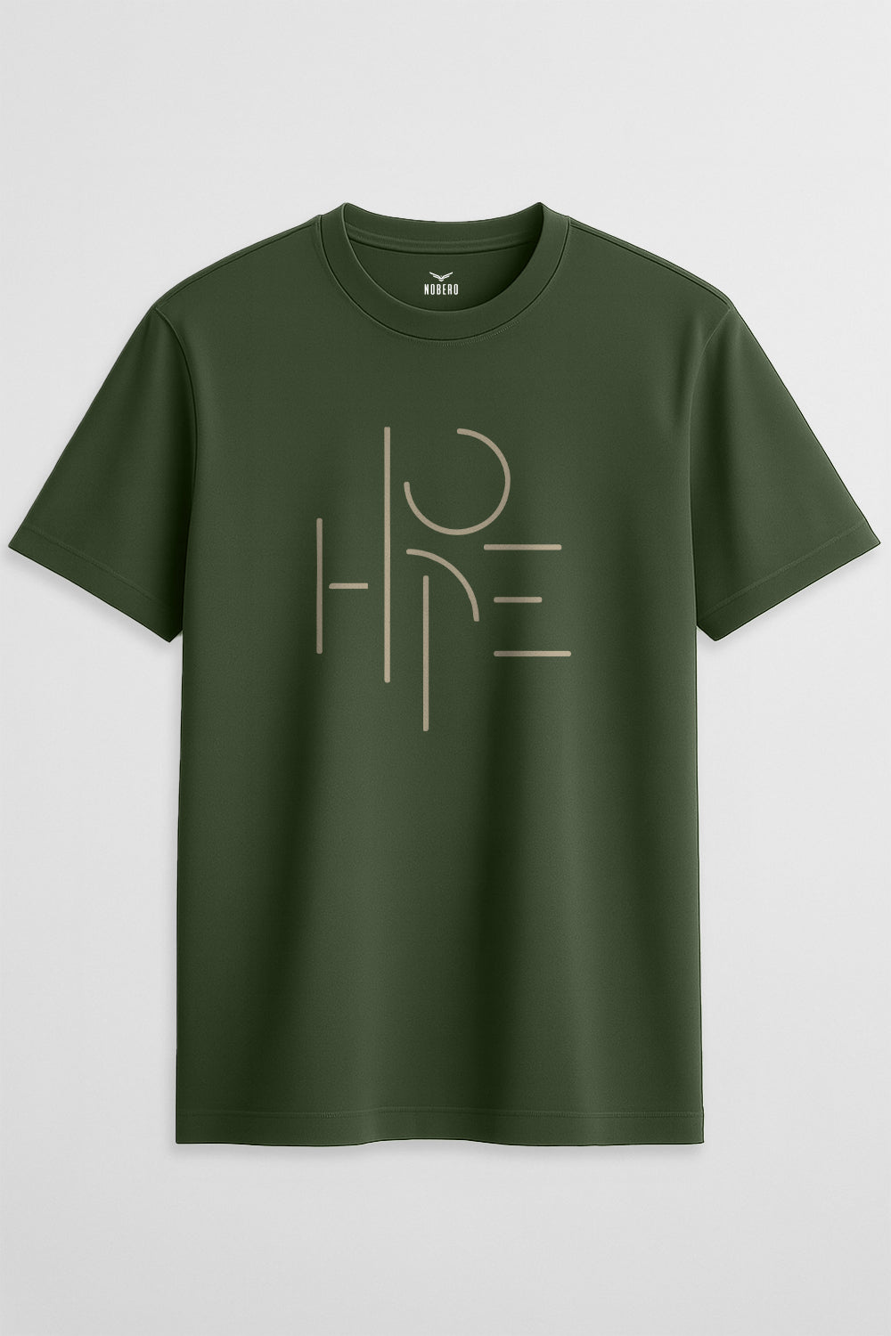 Hope Classic Fit Green T-Shirt - Image 3