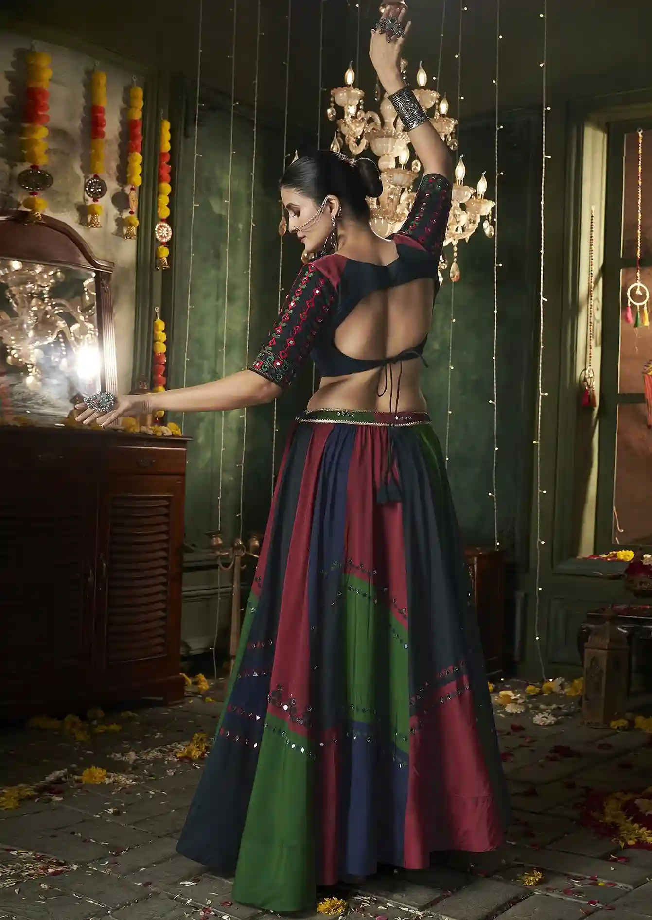 Festive Multicolor Saree – A Celebration of Culture, Color, and Craft - Image 2