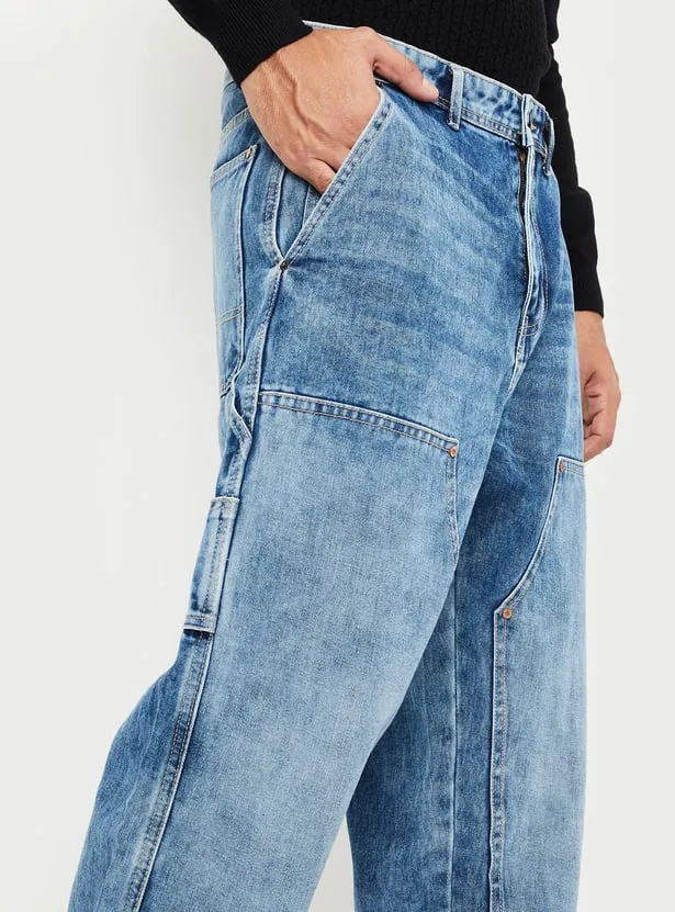 Trade Route Indigo – Premium Utility Relaxed-Fit Jeans - Image 4