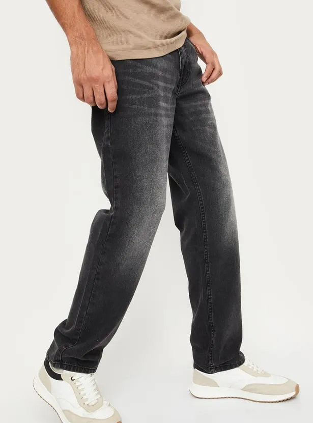 Urban Fade – Charcoal Black Relaxed-Fit Jean - Image 3