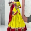 Sunburst Peacock Chaniya Choli – Folk Charm, Festive Glow