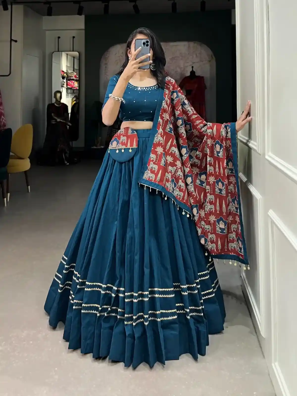 Golden Trade Mustard Chaniya Choli – Heritage with Global Edge - Image 5
