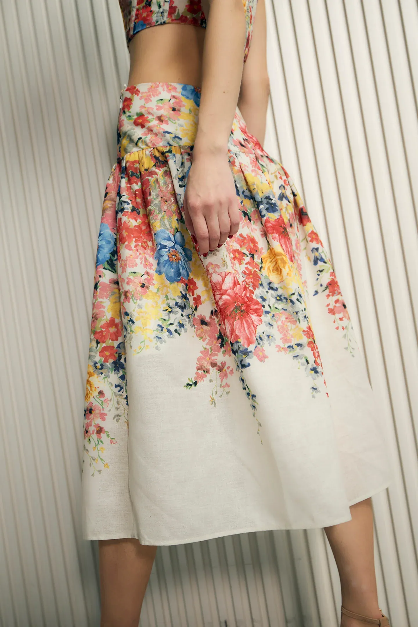 Dividend Bloom Floral Co-ord Set – Ivory Garden - Image 3