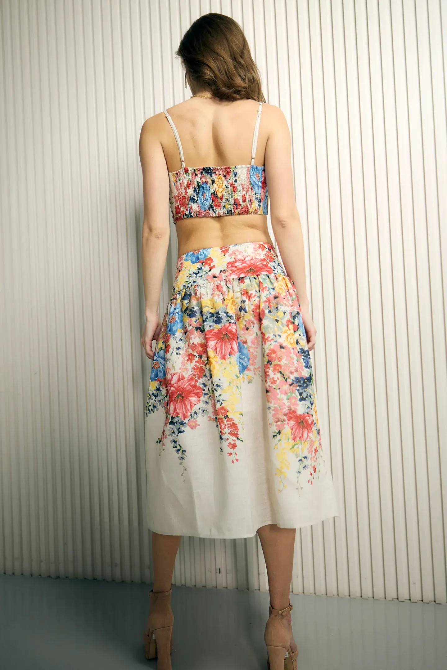 Dividend Bloom Floral Co-ord Set – Ivory Garden - Image 4
