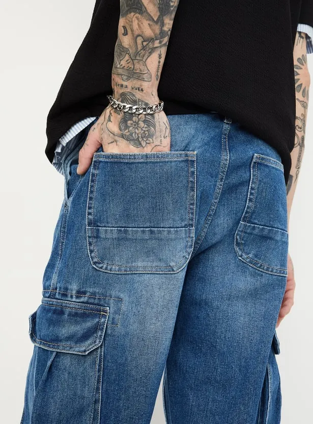 Dockside Cargo – Premium Mid-Wash Utility Jean - Image 3