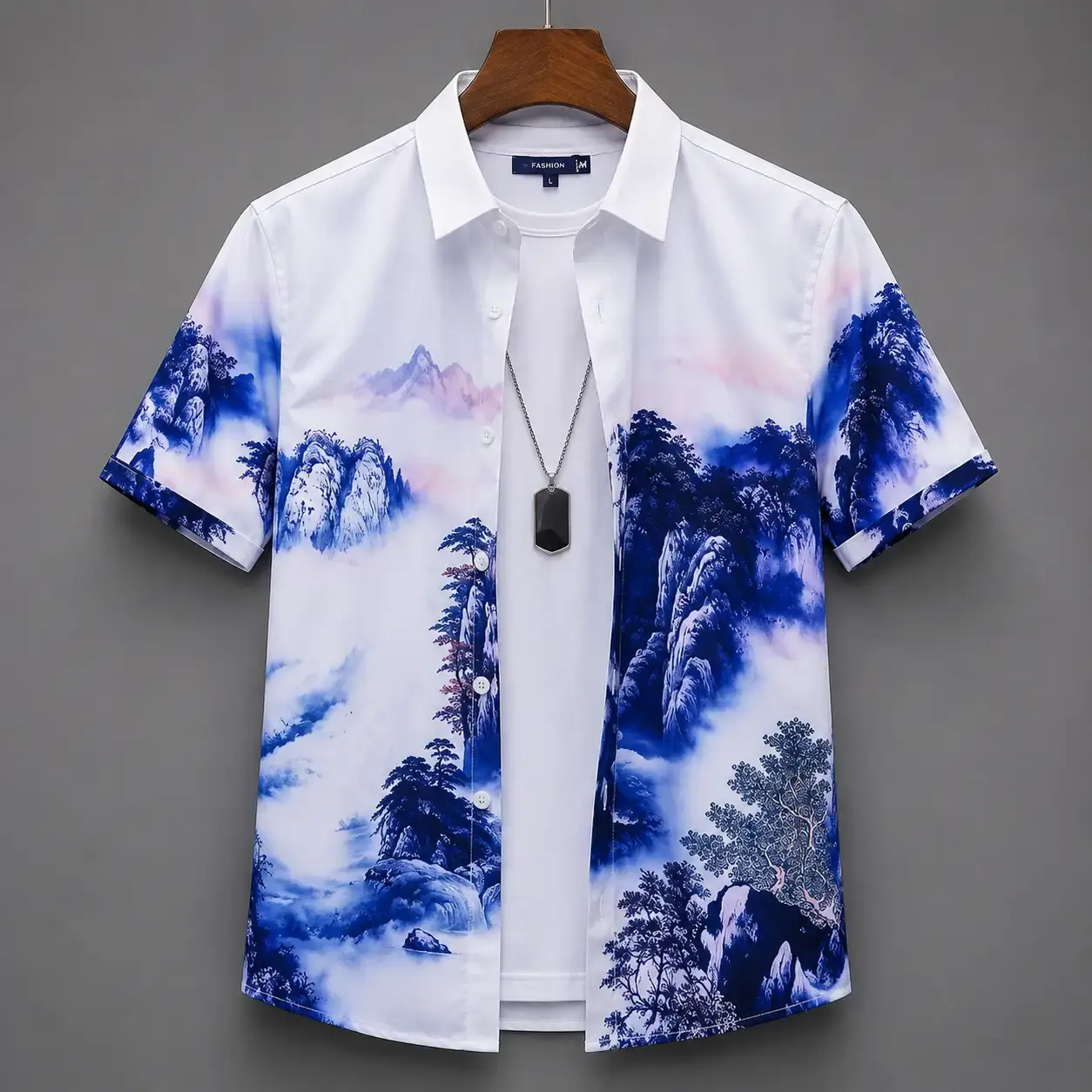 Premium Artistic Printed Casual Shirt – Statement Street Collection