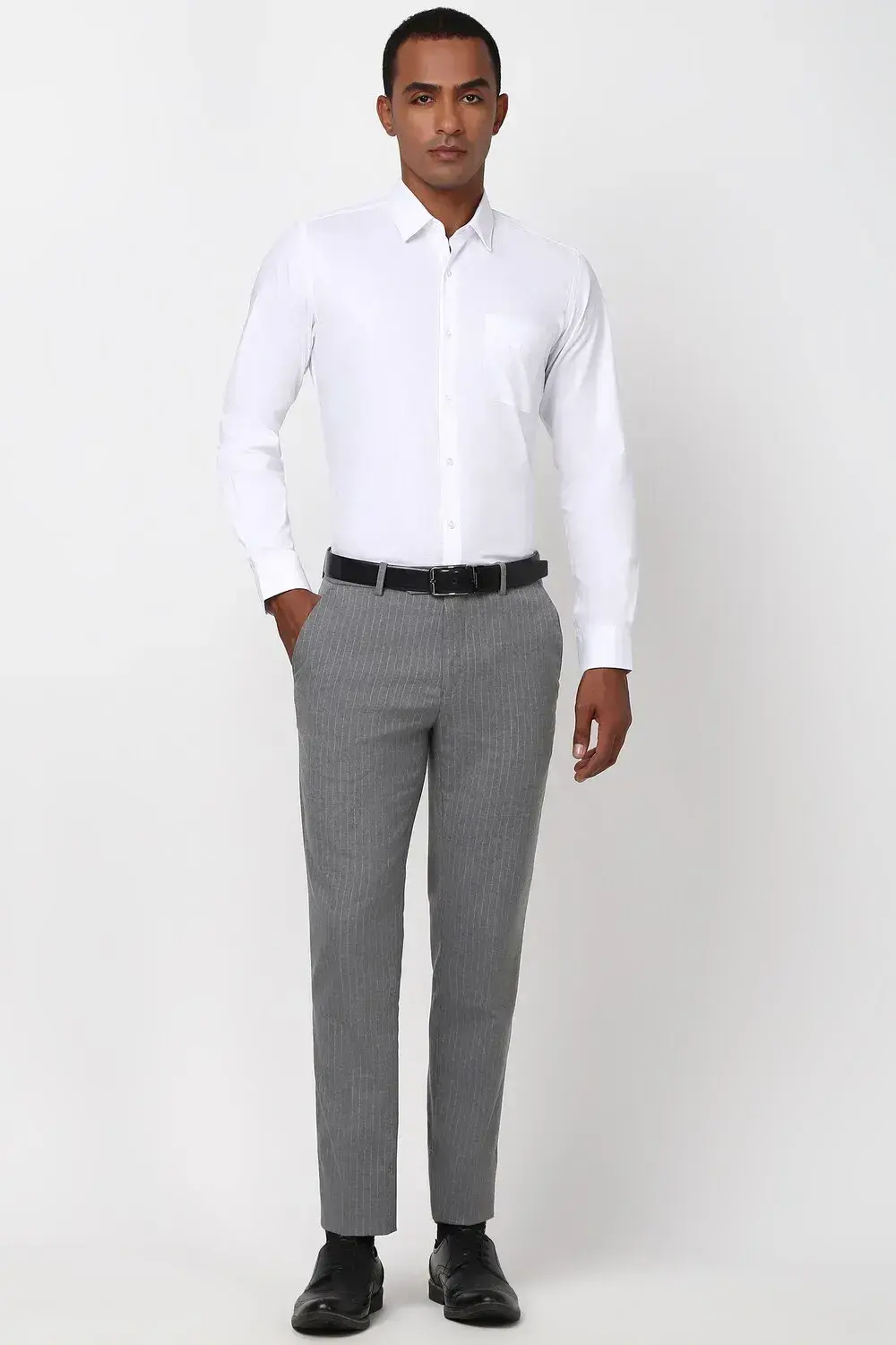 Elite White Formal Shirt – Crisp. Clean. Powerful