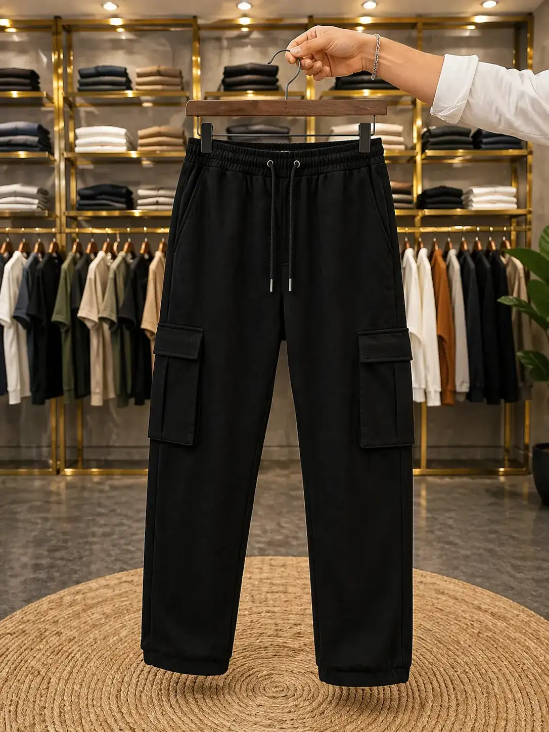 Men’s Premium Cargo Joggers – Comfort Fit with Utility Pockets - Image 2