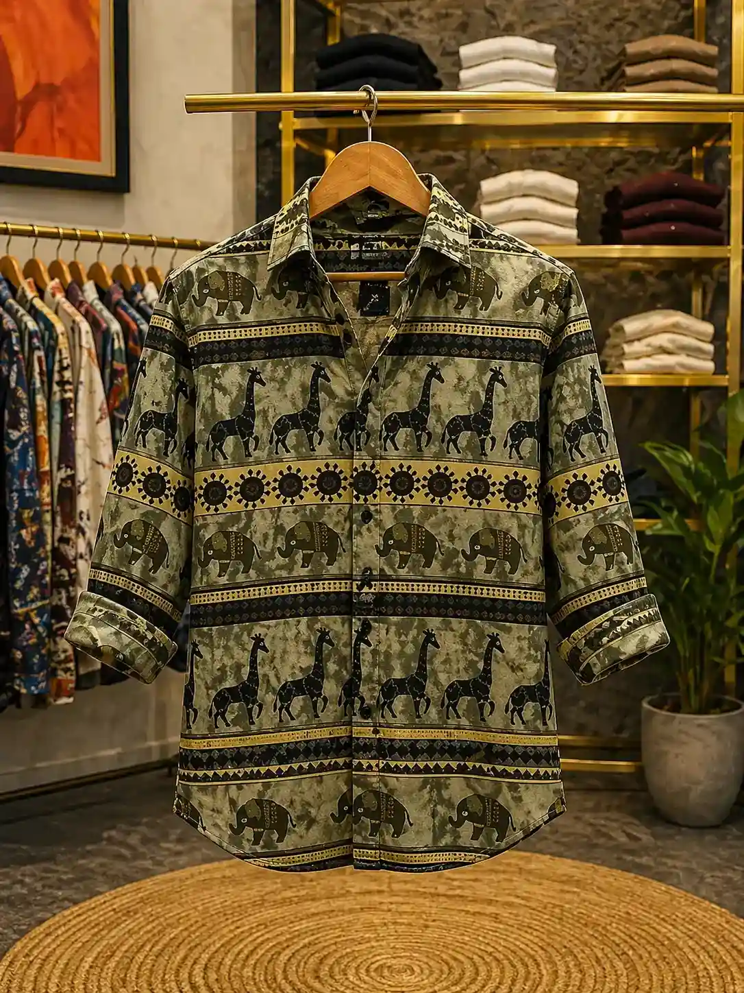 Men’s Trendy Animal Print Shirt – Premium Casual Statement Shirt - Image 2