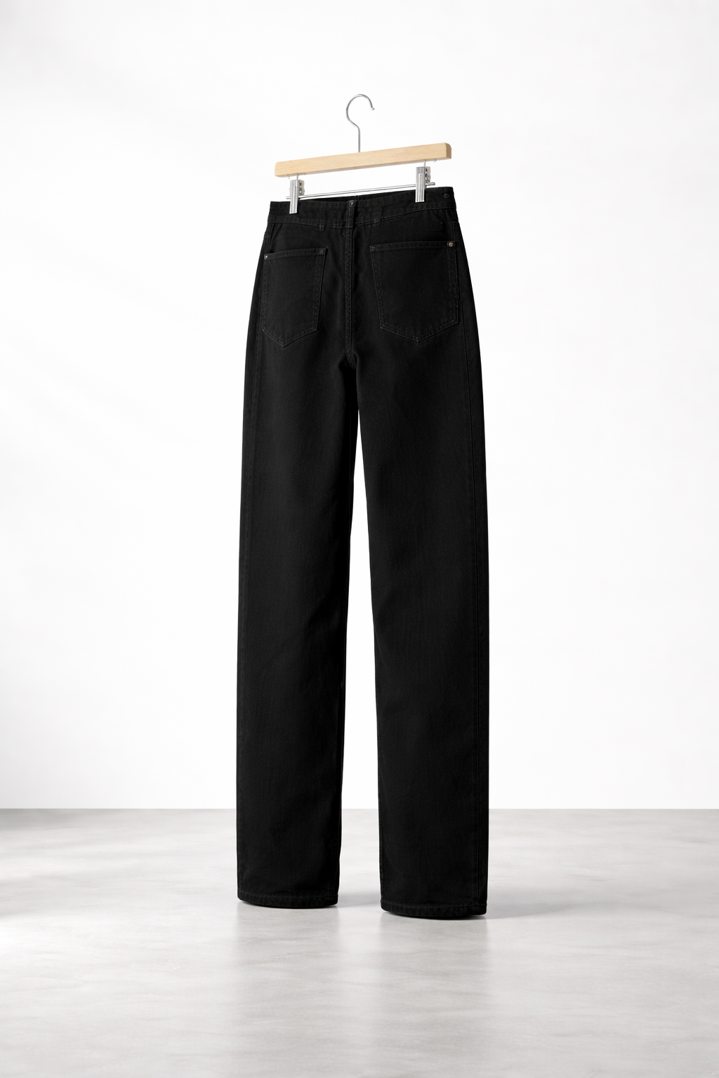 Men’s Premium Black Baggy Jeans – Classic Relaxed Fit - Image 2