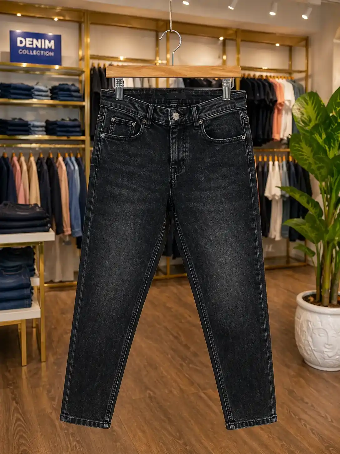 Men’s Stylish Denim Jeans – Blue Slim Fit Casual Jeans - Image 2