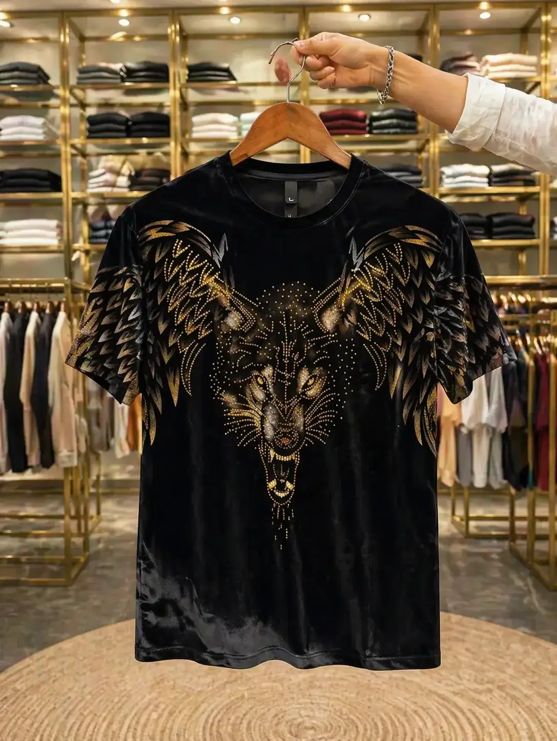 Men’s Graphic T-Shirt – Royal Lion Printed Premium Tee - Image 2