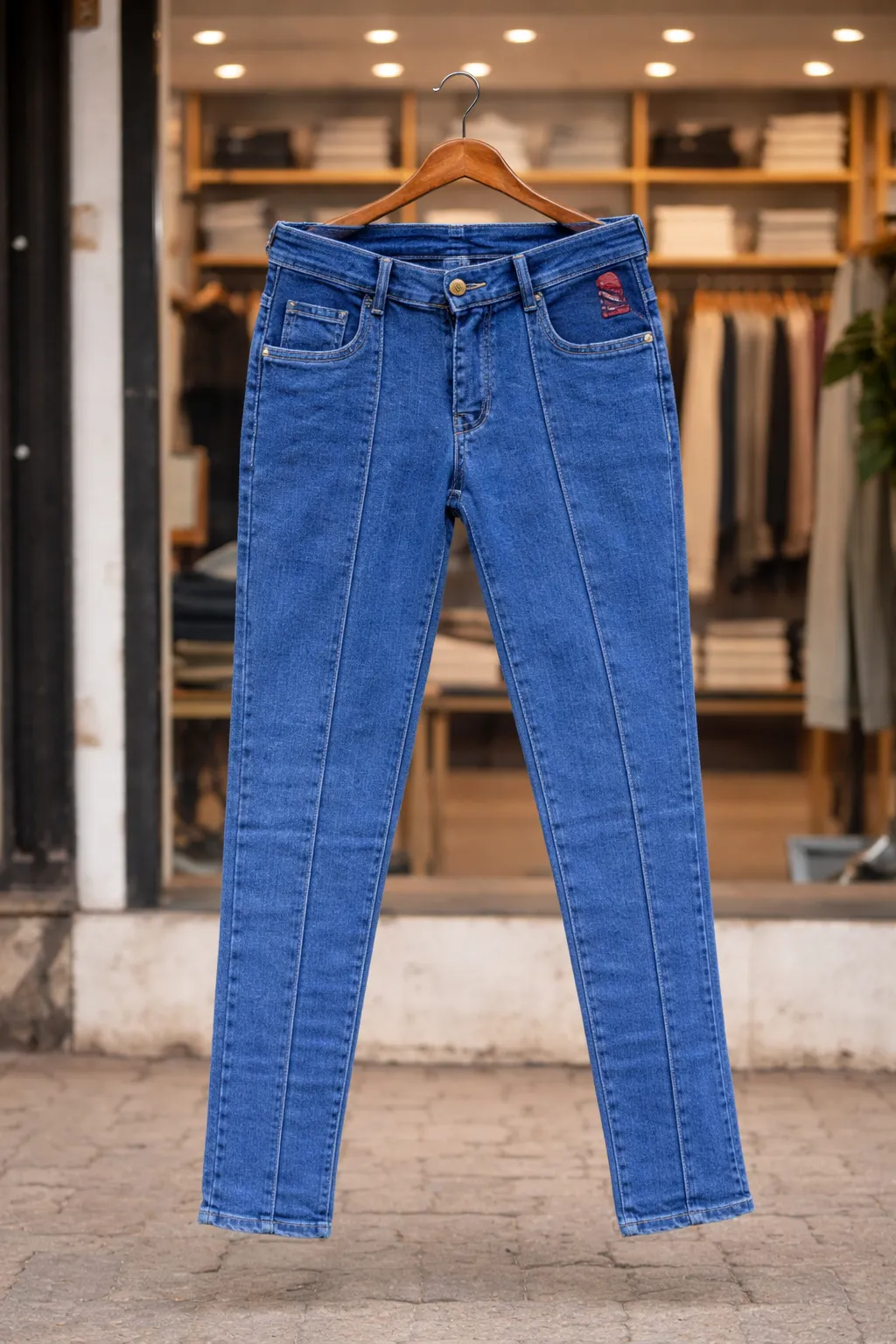 Men’s Premium Black Slim Fit Jeans – Stylish Stretch Denim Pants - Image 2