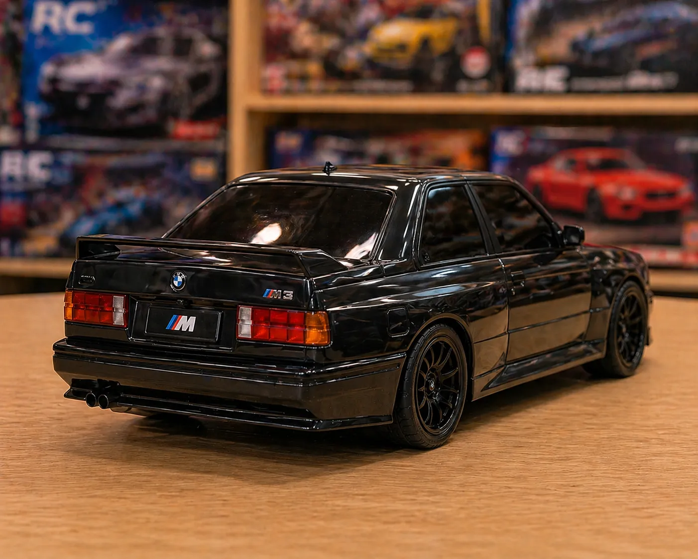 Elite RC Drift Car – Black Sports Edition with LED Headlamps - Image 2