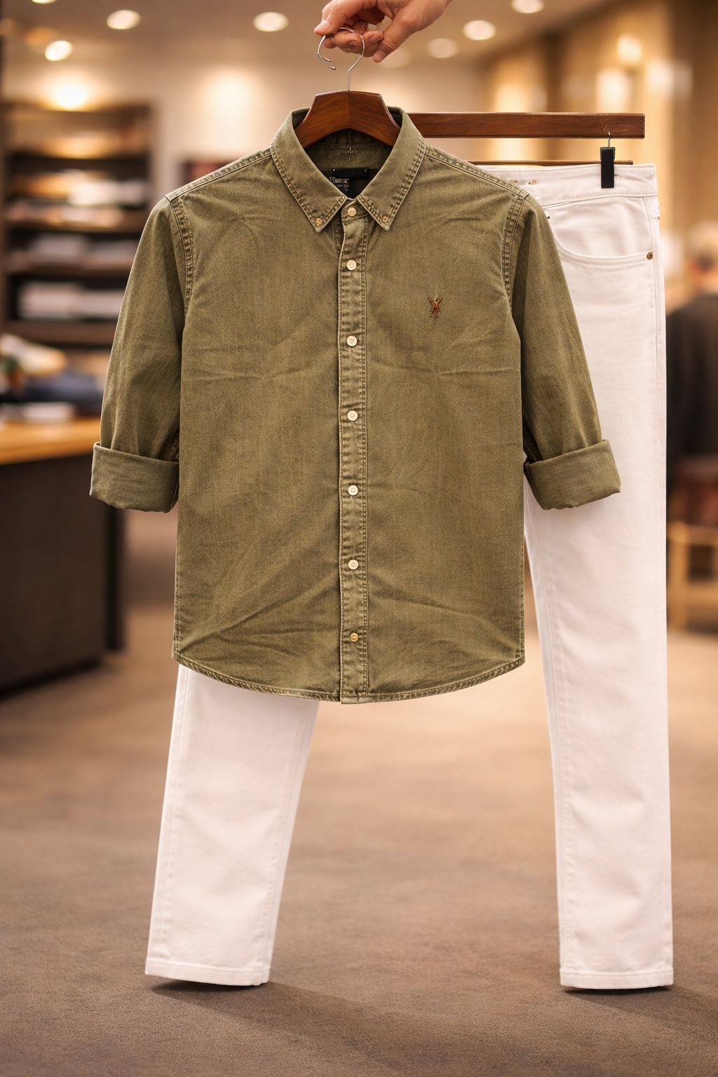 Men’s Casual Shirt & Denim Jeans Combo – Smart Everyday Outfit - Image 2