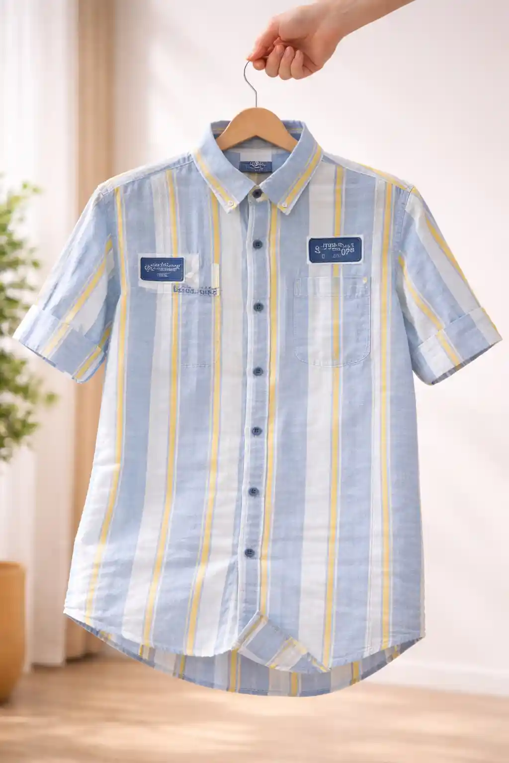 Men’s Premium Striped Casual Shirt – Modern Summer Style - Image 2