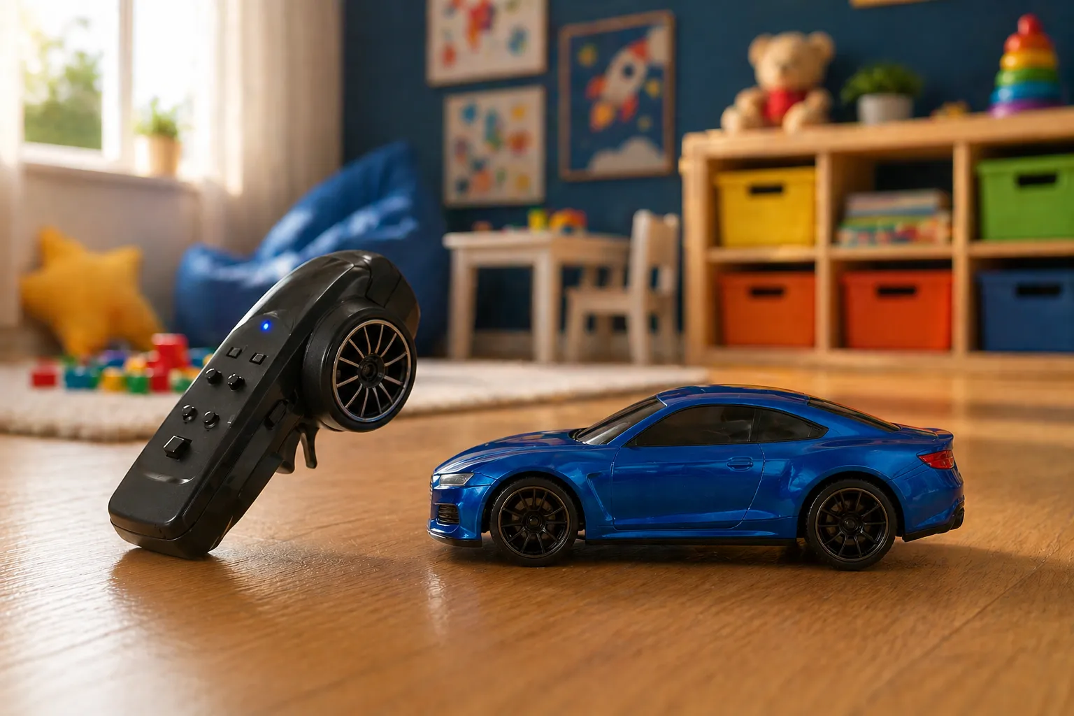 Turbo Blue RC Sports Car – Premium Racing Edition - Image 2