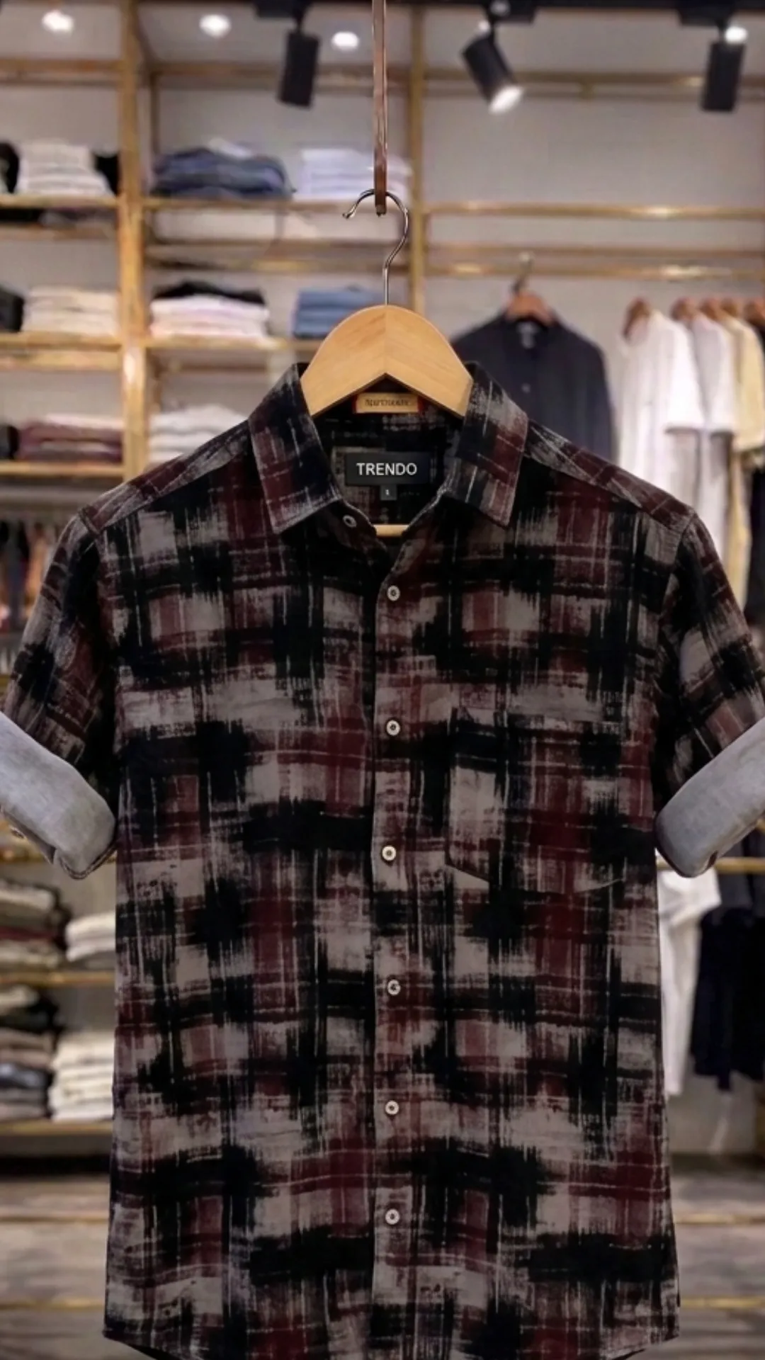 Men’s Premium Checked Shirt – Stylish Half Sleeve Casual Wear Shirt - Image 2