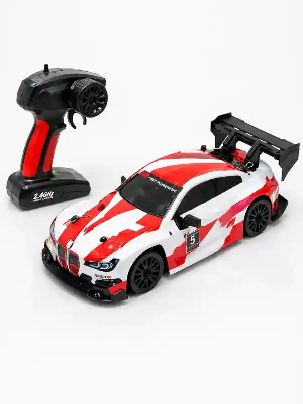 Fast Remote Control Racing Car – Black Stealth Racing Edition - Image 2