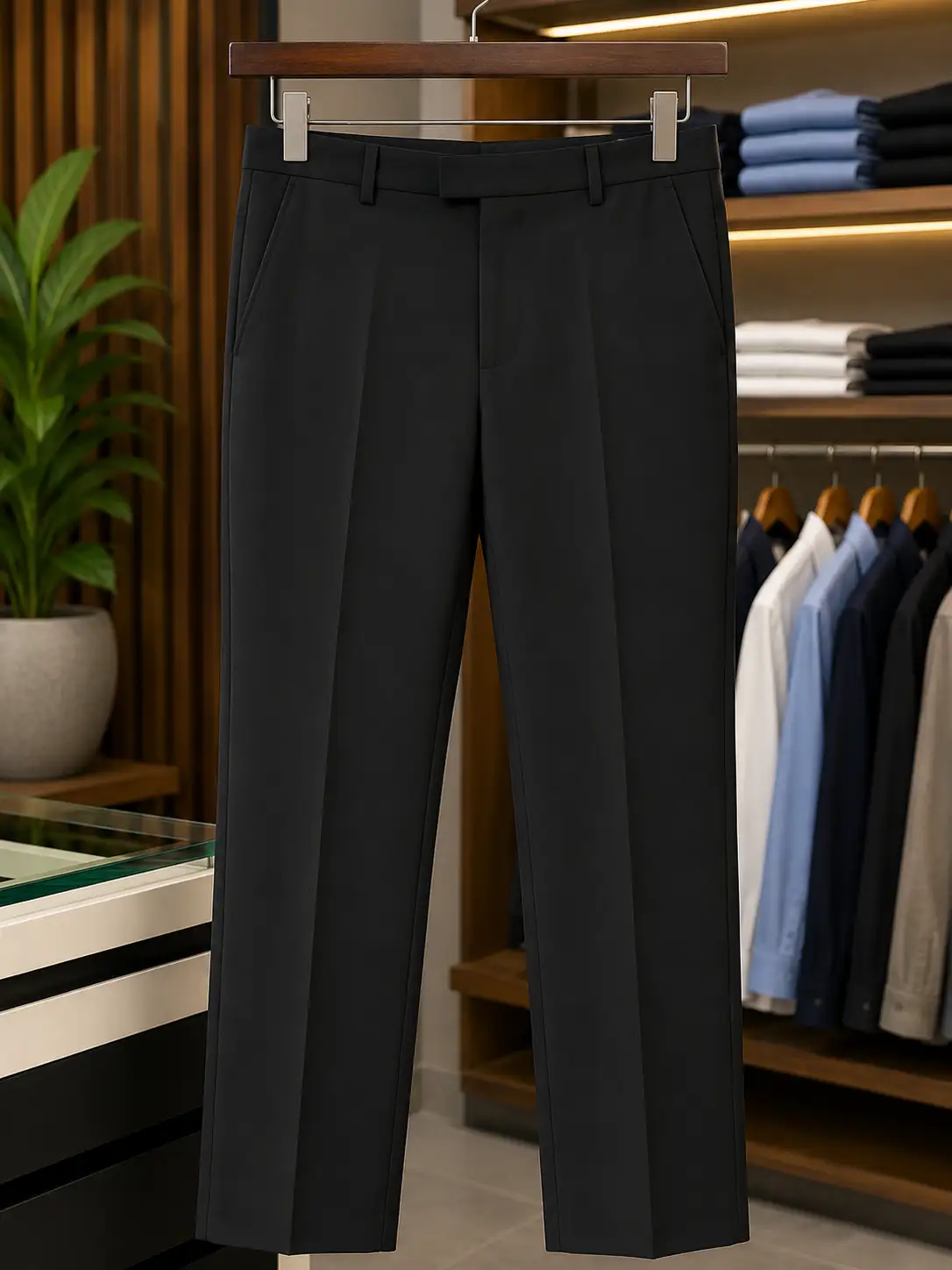 Men’s Premium Formal Trouser | Classic Slim Fit Office Wear Pant | Elegant Casual & Business Trousers - Image 2