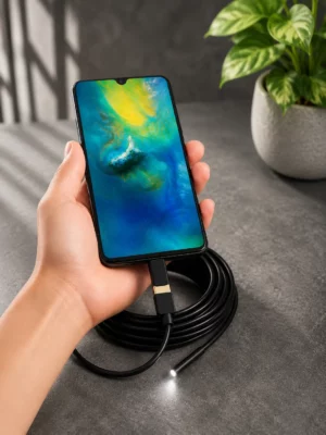 LED Light Fast Charging Type-C Mobile Data Cable