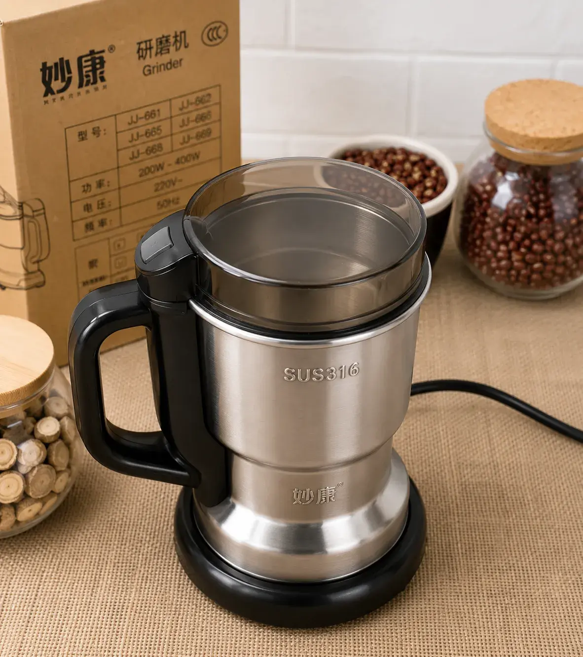 Stainless Steel Electric Grinder Machine