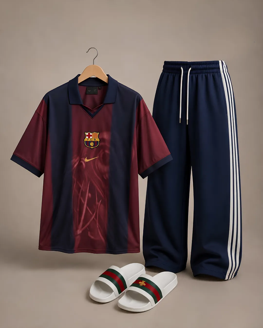 Vintage Classic Car Graphic Tee and Tribal Sweatpants Set - Image 6