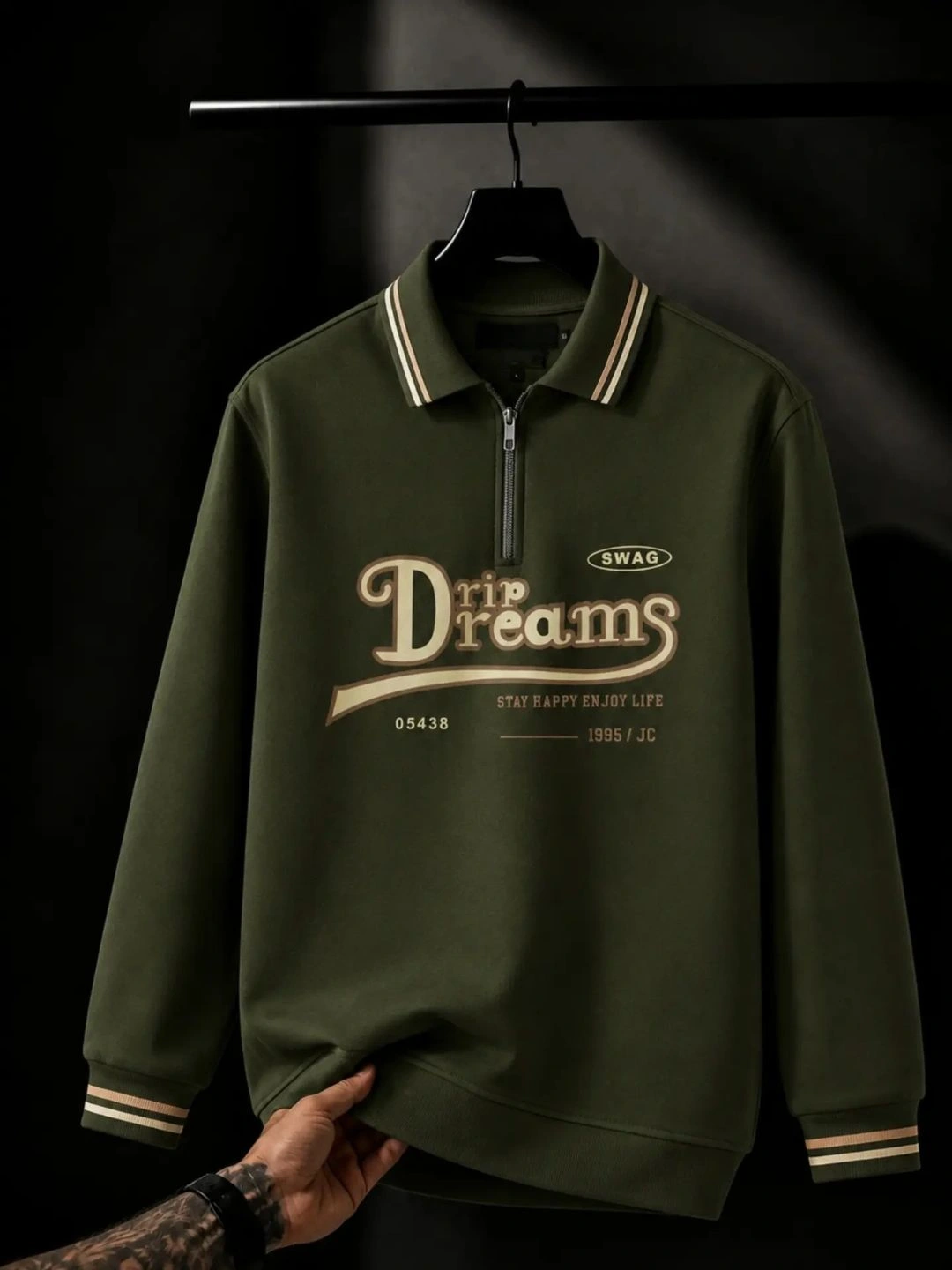 Two-Tone Minimalist Sweatshirt - Image 2