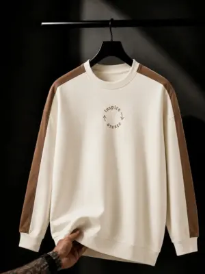 Two-Tone Minimalist Sweatshirt