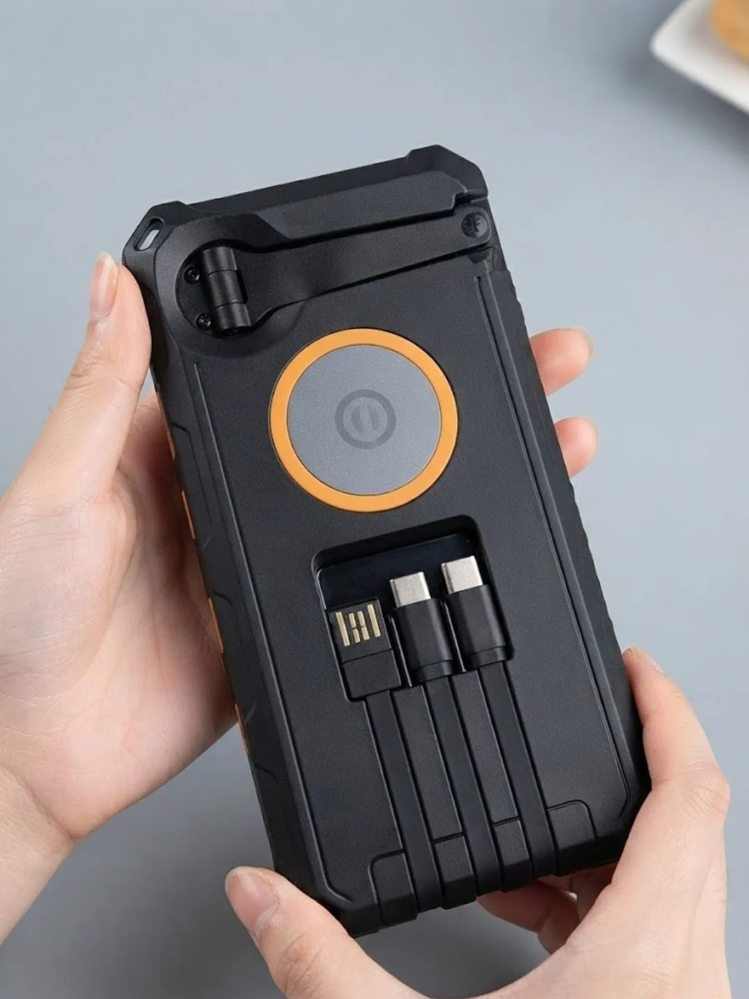 Rugged Solar-Powered Power Bank