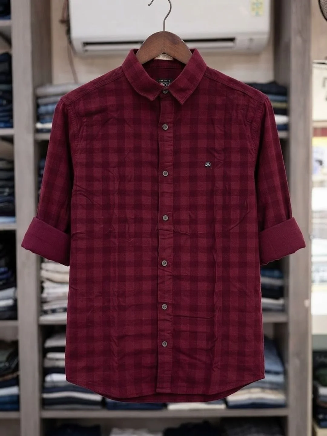 Classic Checkered Long-Sleeve Shirt Assortment