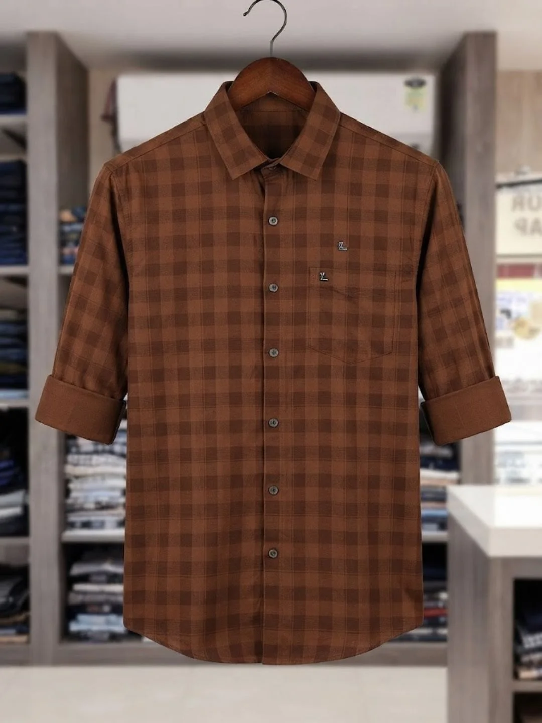 Classic Checkered Long-Sleeve Shirt Assortment - Image 2