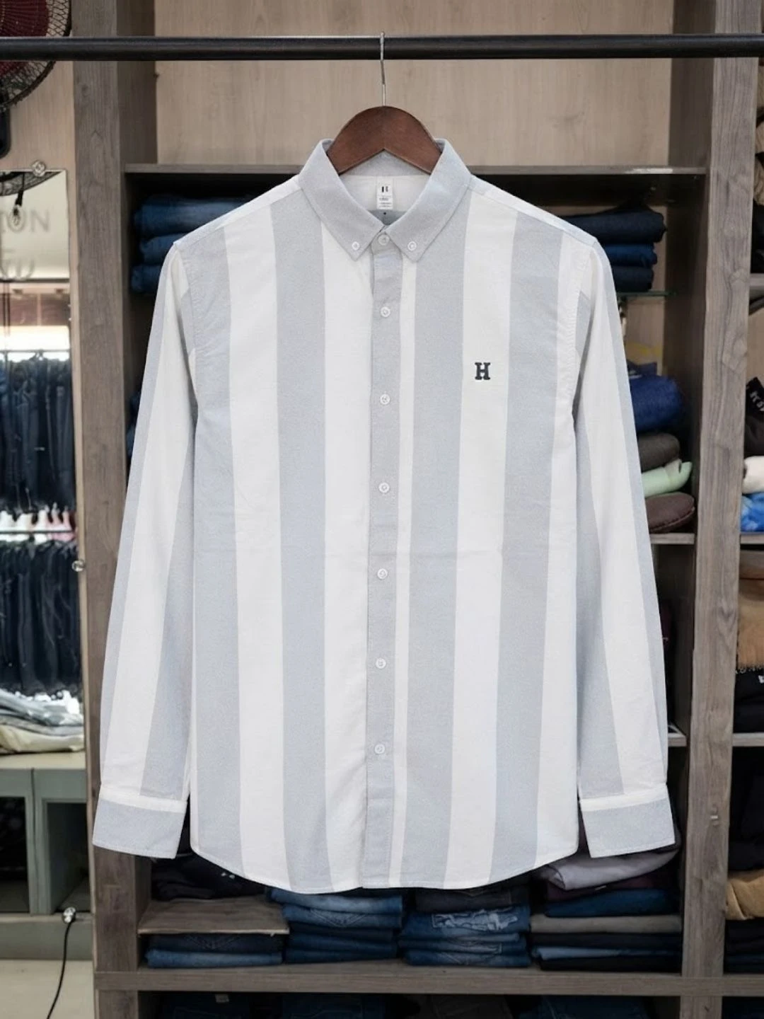 Sunshine Yellow Striped Long-Sleeve Shirt - Image 4