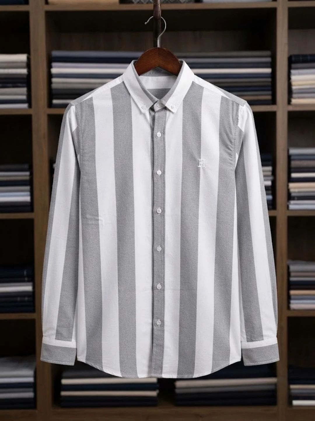 Sunshine Yellow Striped Long-Sleeve Shirt - Image 3