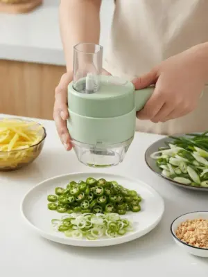 Handheld Electric Vegetable Cutter & Food Chopper
