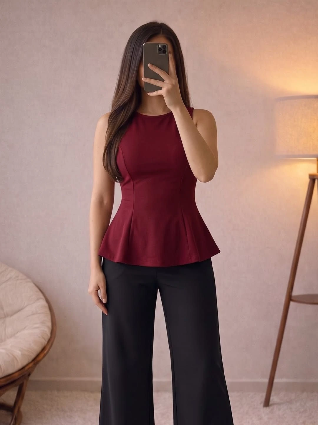 Women Short-Sleeve Side-Knot Top - Image 5