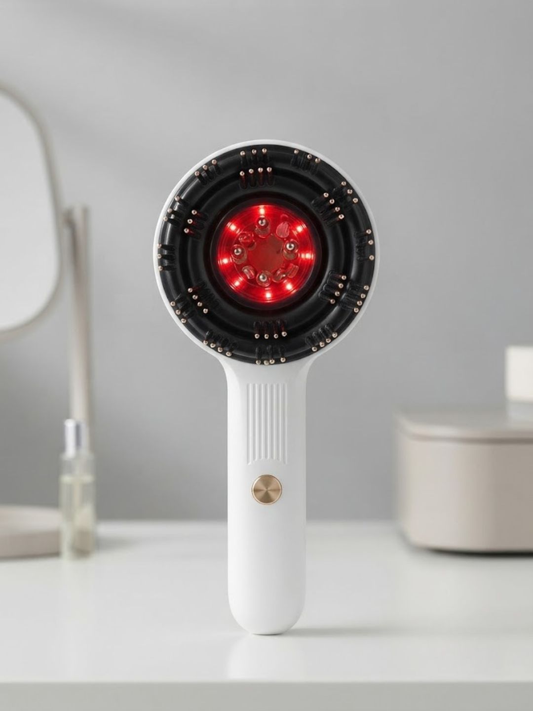Electric Scalp Massager and Hair Growth Oil Applicator Brush