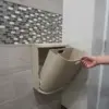 Wall-Mounted Foldable Bathroom Trash Can