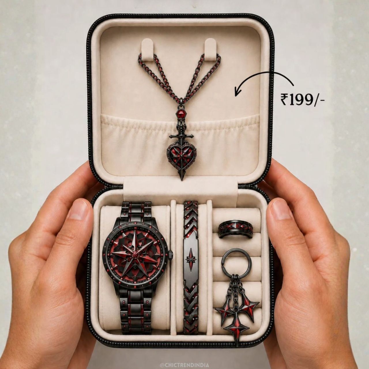 Midnight Viper Men Premium Jewelry Luxury Box Set - Image 2