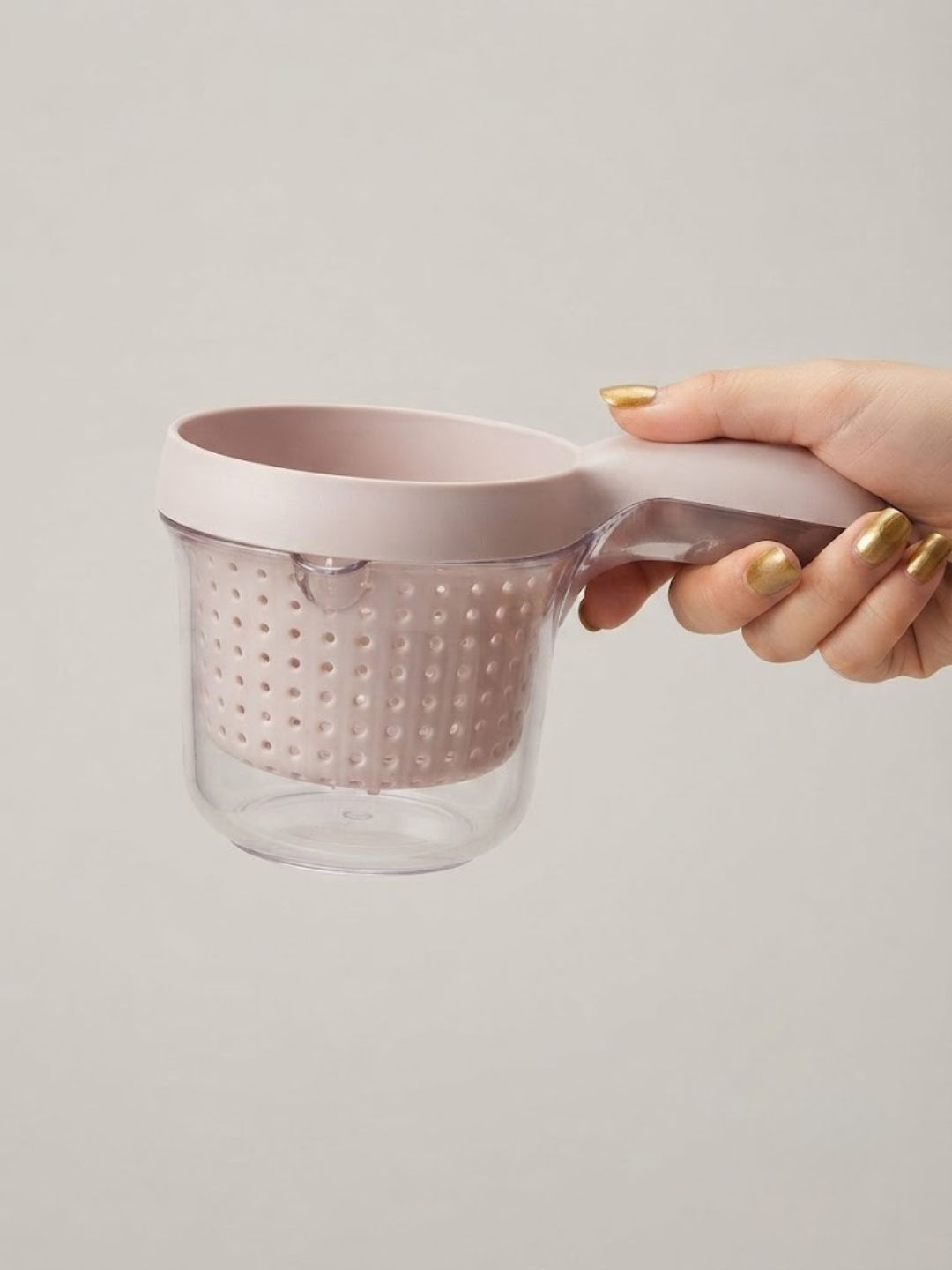 Handheld Double-Layer Fruit and Vegetable Drain Basket - Image 2