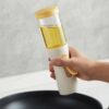 Dual-Purpose Press-Type Oil Dispenser and Sprayer Bottle