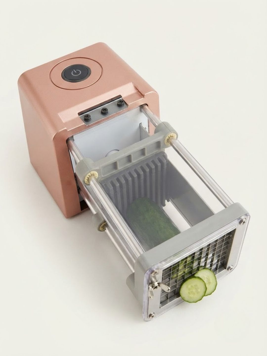 Automatic Electric French Fry Cutter & Vegetable Dicer - Image 2
