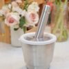 Stainless Steel Splash-Proof Mortar and Pestle Set
