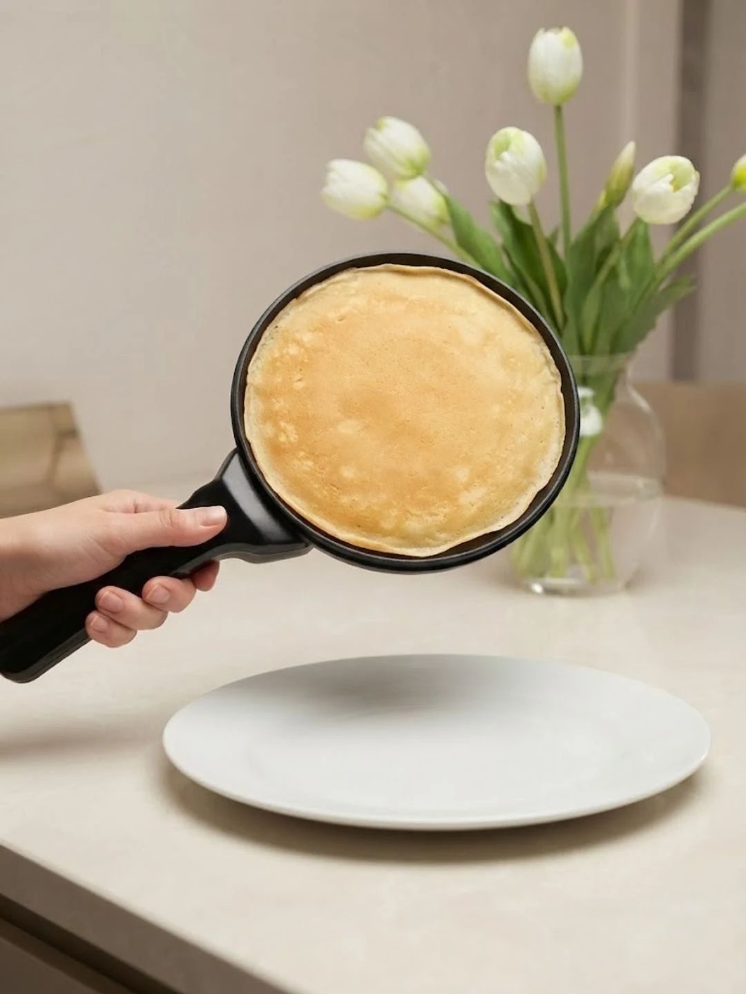 Automatic Electric Crepe Maker and Pancake Pan - Image 2