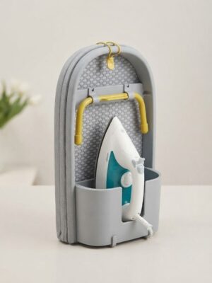 Foldable Tabletop Ironing Board & Iron Holder Caddy