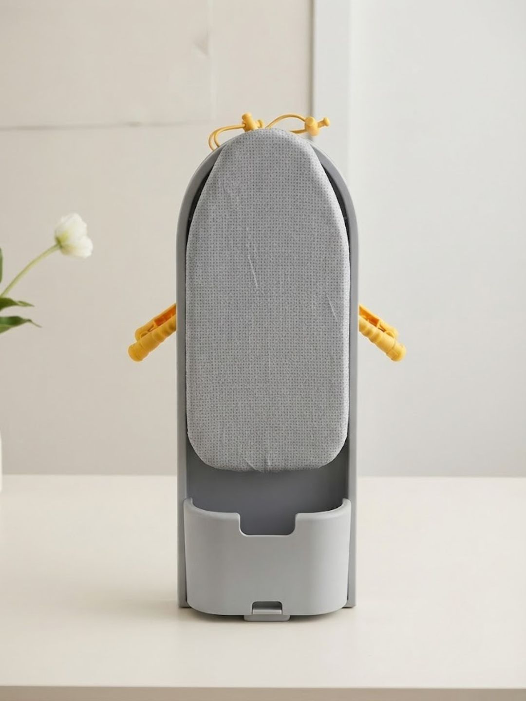 Foldable Tabletop Ironing Board & Iron Holder Caddy - Image 2