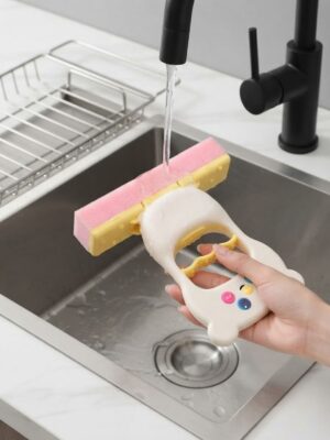 Cute Bear Design Mini Desktop & Window Cleaning Mop