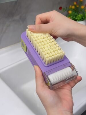 Multi-Functional Laundry Cleaning Brush with Soap Dispenser