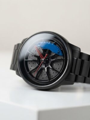 Car Wheel Rim Design Men Wristwatch
